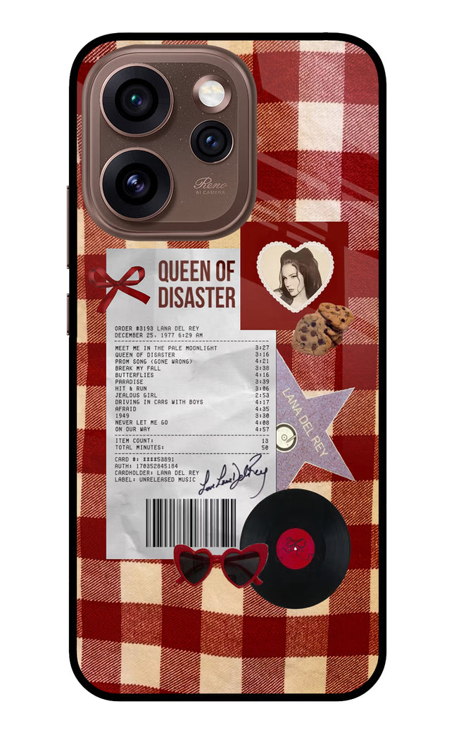 Queen of Disaster Oppo Reno15 Pro 5G Metal Case Back Cover by Casekaro