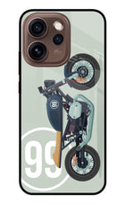Classic Cafe Racer 99 Oppo Reno15 Pro 5G Metal Case Back Cover by Casekaro