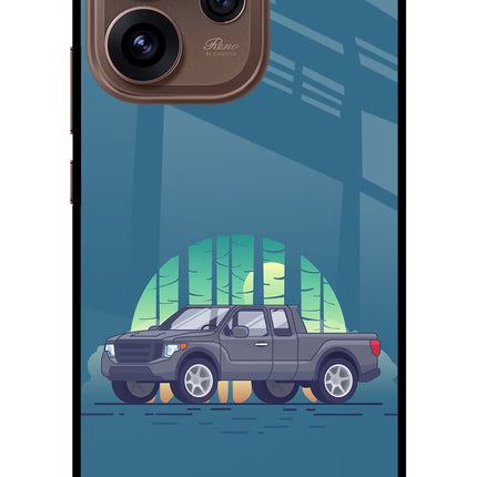 Retro Garage Vibe Oppo Reno15 Pro 5G Metal Case Back Cover by Casekaro