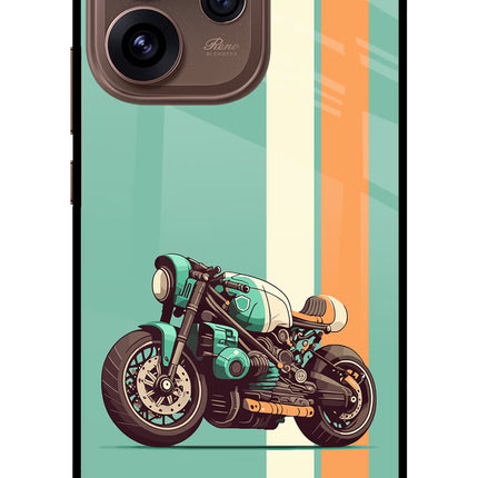 Striped Moto Drift Oppo Reno15 Pro 5G Metal Case Back Cover by Casekaro