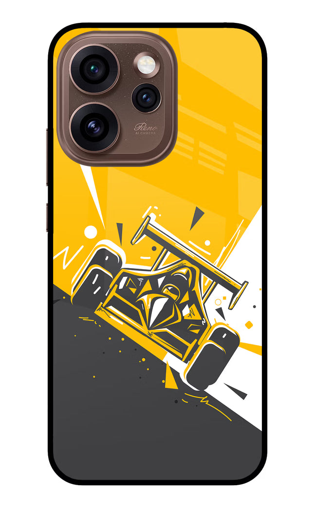 Track King Oppo Reno15 Pro 5G Metal Case Back Cover by Casekaro