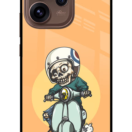 Undead Biker Oppo Reno15 Pro 5G Metal Case Back Cover by Casekaro
