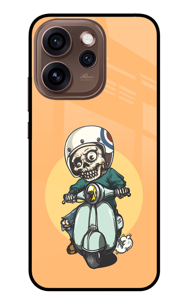 Undead Biker Oppo Reno15 Pro 5G Metal Case Back Cover by Casekaro