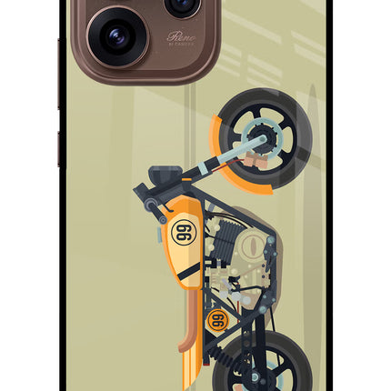 Vertical Speedster Oppo Reno15 Pro 5G Metal Case Back Cover by Casekaro