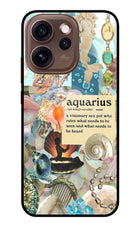 Aquarius Zodiac Oppo Reno15 Pro 5G Metal Case Back Cover by Casekaro
