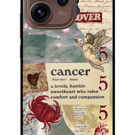 Cancer Zodiac Oppo Reno15 Pro 5G Metal Case Back Cover by Casekaro