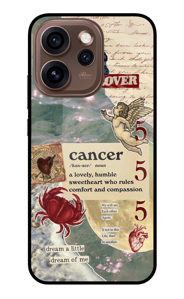 Cancer Zodiac Oppo Reno15 Pro 5G Metal Case Back Cover by Casekaro