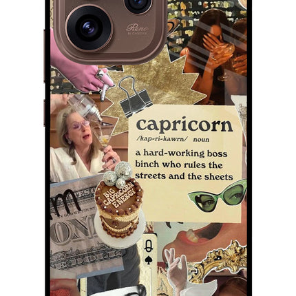 Capricorn Zodiac Oppo Reno15 Pro 5G Metal Case Back Cover by Casekaro