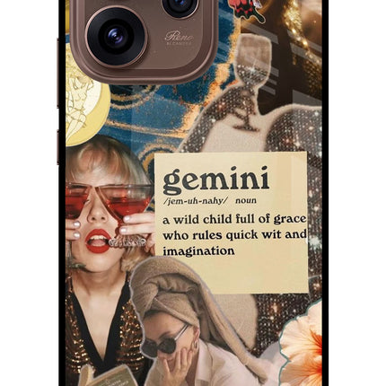 Gemini Zodiac Oppo Reno15 Pro 5G Metal Case Back Cover by Casekaro