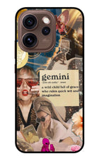 Gemini Zodiac Oppo Reno15 Pro 5G Metal Case Back Cover by Casekaro