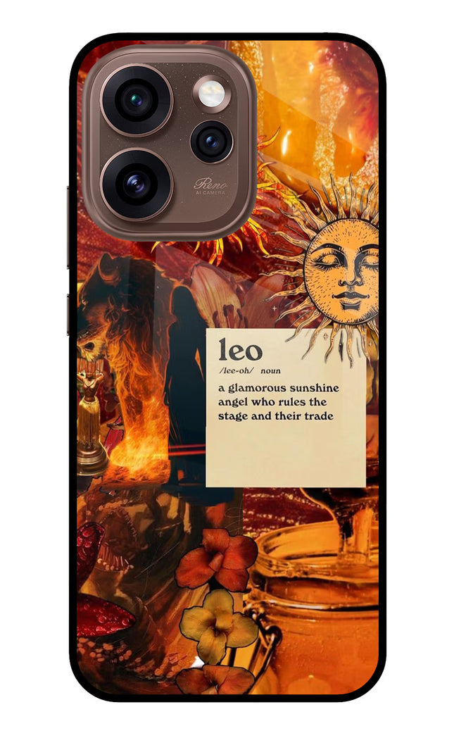 Leo Zodiac Oppo Reno15 Pro 5G Metal Case Back Cover by Casekaro
