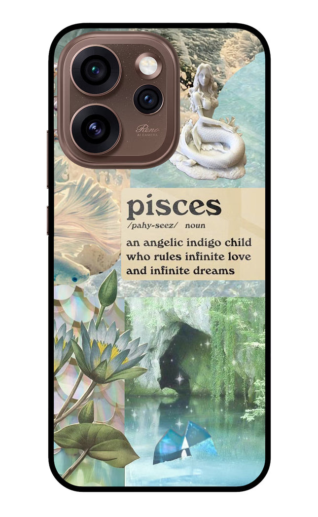 Pisces Zodiac Oppo Reno15 Pro 5G Metal Case Back Cover by Casekaro