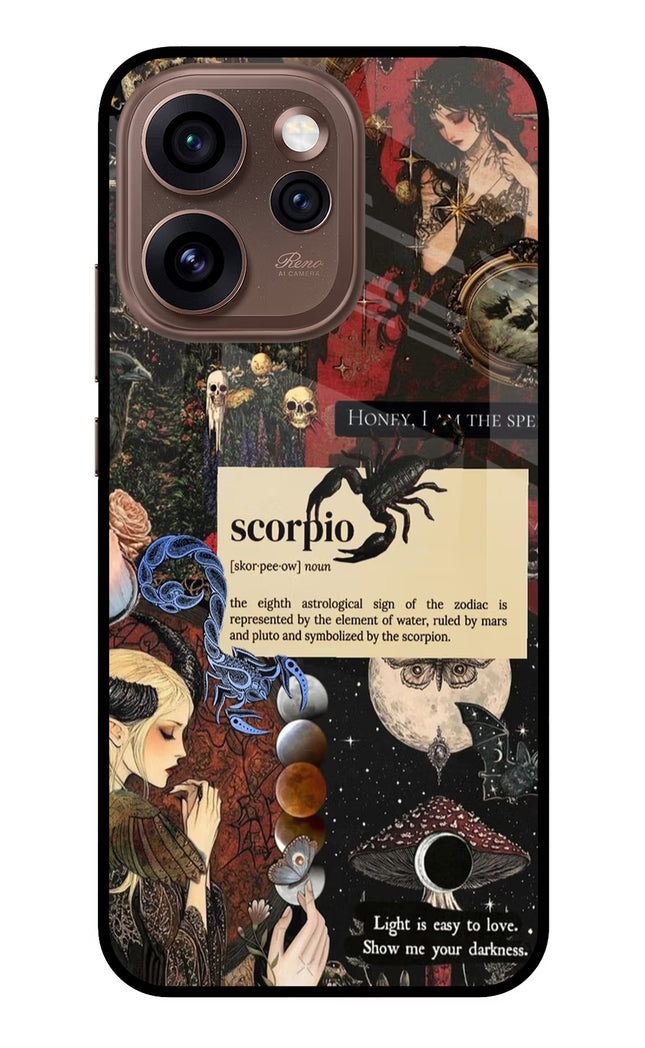 Scorpio Zodiac Oppo Reno15 Pro 5G Metal Case Back Cover by Casekaro