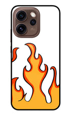 Fired Up – White Oppo Reno15 Pro 5G Metal Case Back Cover by Casekaro