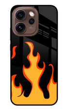 Fired Up – Black Oppo Reno15 Pro 5G Metal Case Back Cover by Casekaro