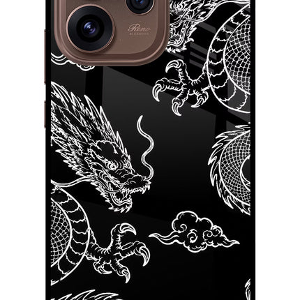 Twin Dragons Oppo Reno15 Pro 5G Metal Case Back Cover by Casekaro