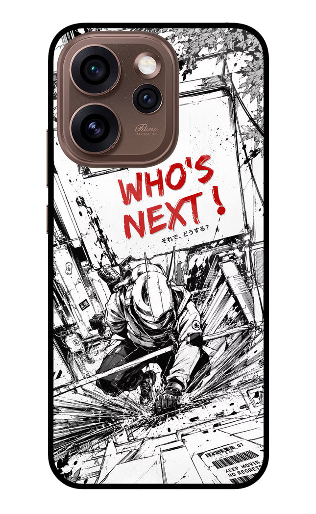 Who's Next Oppo Reno15 Pro 5G Metal Case Back Cover by Casekaro