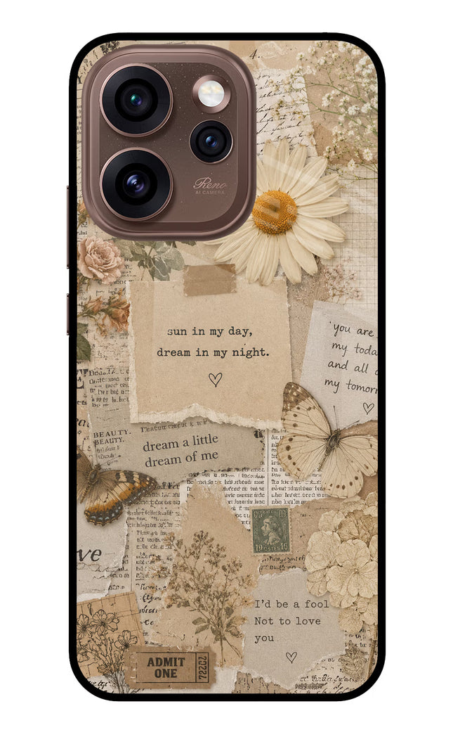 Vintage case Oppo Reno15 Pro 5G Metal Case Back Cover by Casekaro