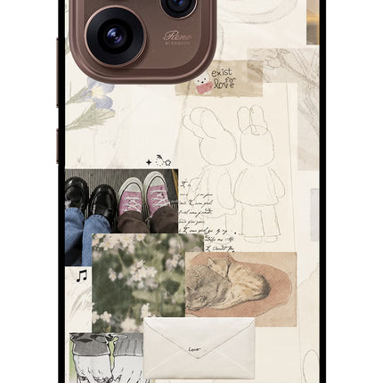 Soft Aesthetic Oppo Reno15 Pro 5G Metal Case Back Cover by Casekaro