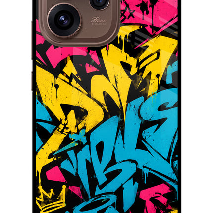 Graffiti Vibe Oppo Reno15 Pro 5G Metal Case Back Cover by Casekaro