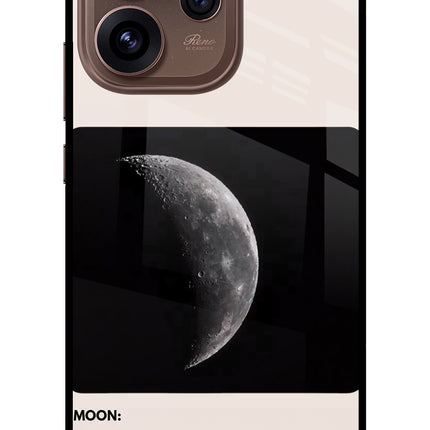 Moon Phase Oppo Reno15 Pro 5G Metal Case Back Cover by Casekaro
