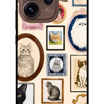 Mirror Cats Oppo Reno15 Pro 5G Metal Case Back Cover by Casekaro
