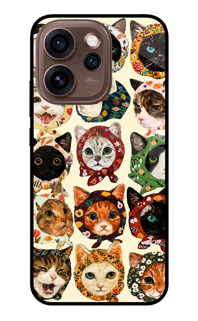 Cool Cat Oppo Reno15 Pro 5G Metal Case Back Cover by Casekaro