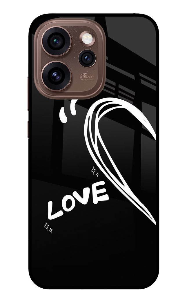 Love Line Oppo Reno15 Pro 5G Metal Case Back Cover by Casekaro