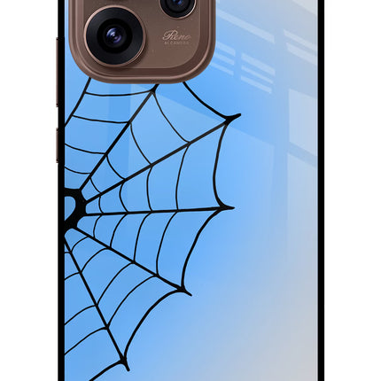 Blue Web Oppo Reno15 Pro 5G Metal Case Back Cover by Casekaro