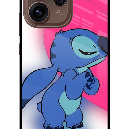 Stitch Hug Oppo Reno15 Pro 5G Metal Case Back Cover by Casekaro