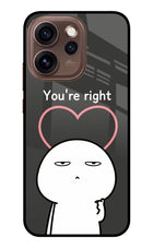 You're Right Oppo Reno15 Pro 5G Metal Case Back Cover by Casekaro