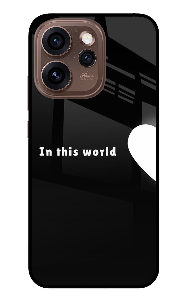 This World Oppo Reno15 Pro 5G Metal Case Back Cover by Casekaro