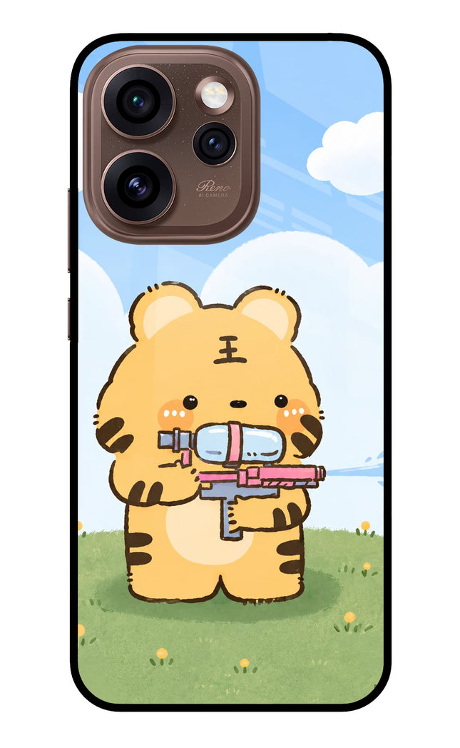 Tiger Treat Oppo Reno15 Pro 5G Metal Case Back Cover by Casekaro