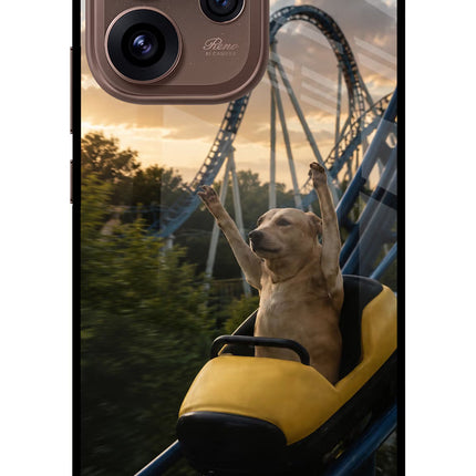 Rollercoaster Dog Oppo Reno15 Pro 5G Metal Case Back Cover by Casekaro