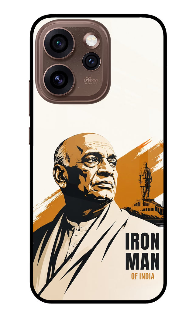 Sardar Patel Iron Will Oppo Reno15 Pro 5G Metal Case Back Cover by Casekaro