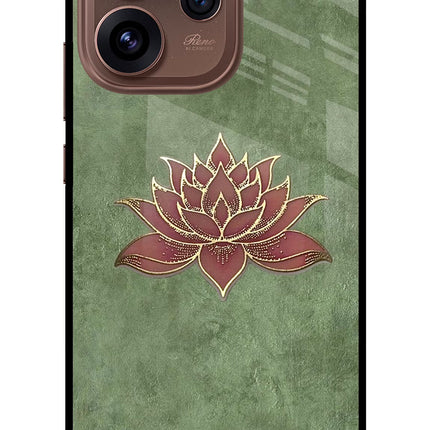 Lotus Grace Oppo Reno15 Pro 5G Metal Case Back Cover by Casekaro