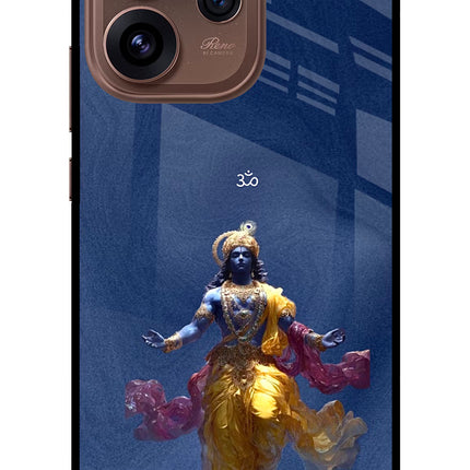 Cosmic Krishna Oppo Reno15 Pro 5G Metal Case Back Cover by Casekaro