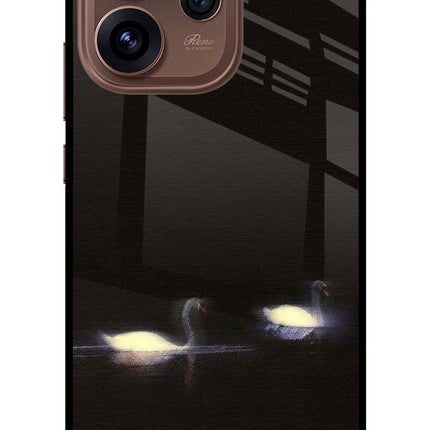 Silent Swans Oppo Reno15 Pro 5G Metal Case Back Cover by Casekaro