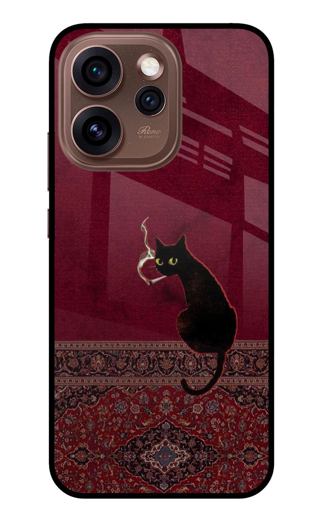 Midnight Cat Oppo Reno15 Pro 5G Metal Case Back Cover by Casekaro