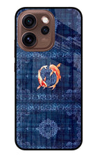Koi Blue Oppo Reno15 Pro 5G Metal Case Back Cover by Casekaro