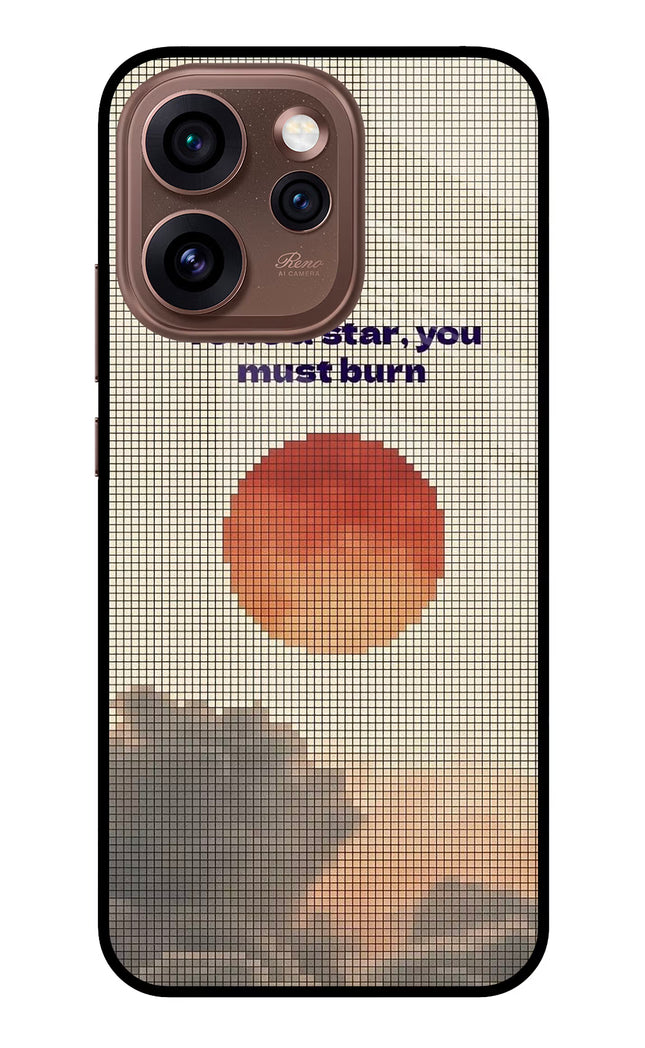 Pixel Sun Oppo Reno15 Pro 5G Metal Case Back Cover by Casekaro
