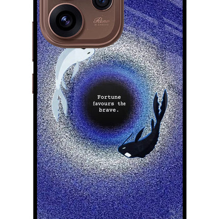 Dark Koi Oppo Reno15 Pro 5G Metal Case Back Cover by Casekaro