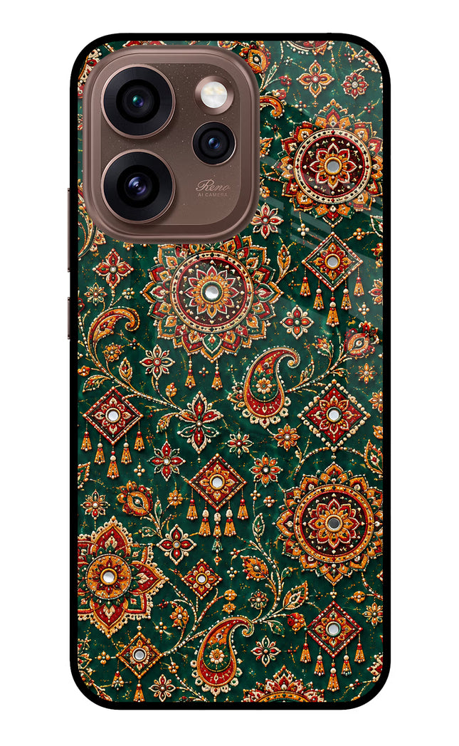 Green Pataka Oppo Reno15 Pro 5G Metal Case Back Cover by Casekaro