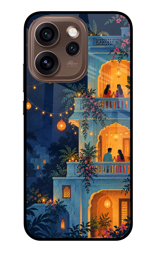 Balcony Glow Oppo Reno15 Pro 5G Metal Case Back Cover by Casekaro
