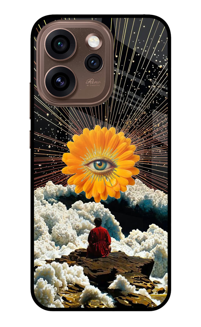 Cosmic Flower Oppo Reno15 Pro 5G Metal Case Back Cover by Casekaro