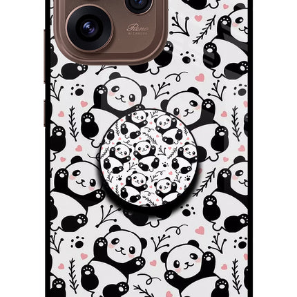 Cute Panda Oppo Reno15 Pro 5G Pop Case by Casekaro