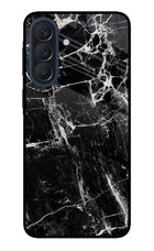 Black Marble Texture Samsung A57 5G Metal Case Back Cover by Casekaro