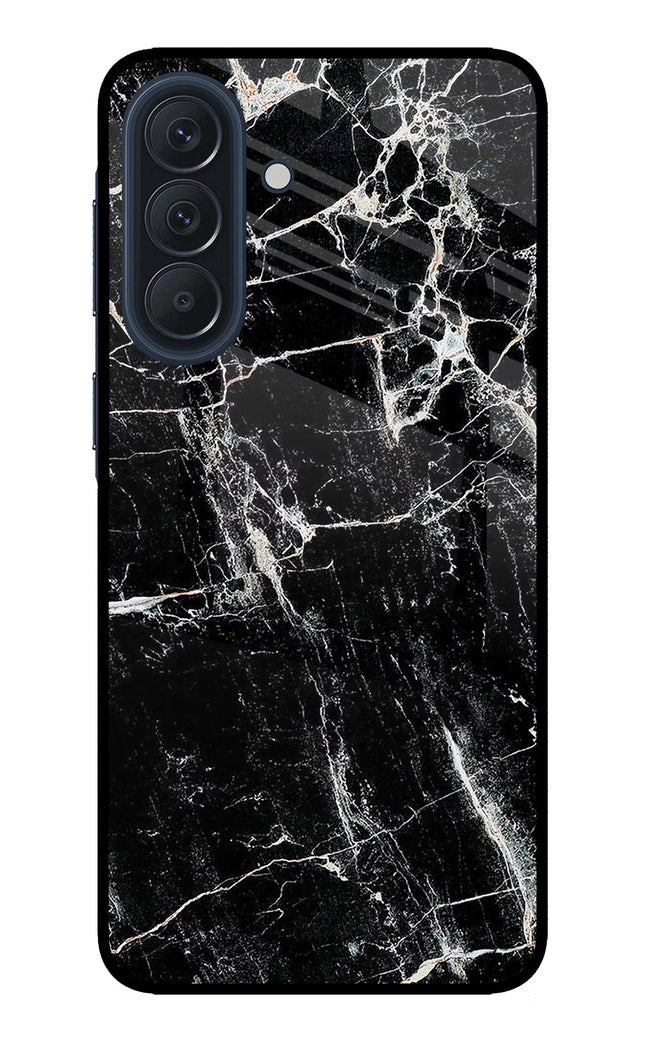 Black Marble Texture Samsung A57 5G Metal Case Back Cover by Casekaro