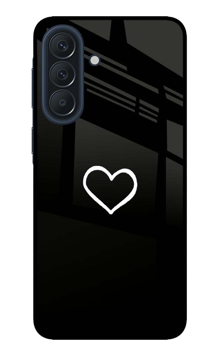 Heart Samsung A57 5G Back Cover, Metal case