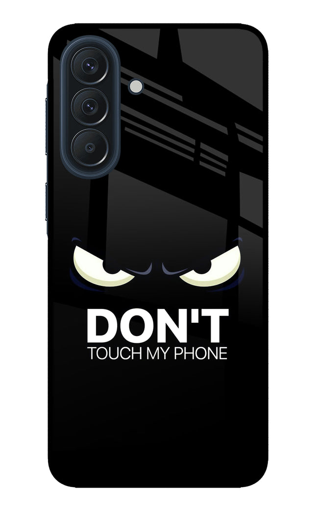 Don'T Touch My Phone Samsung A57 5G Metal Case Back Cover by Casekaro